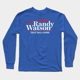 Randy Watson 2024 Presidential Election Parody Long Sleeve T-Shirt